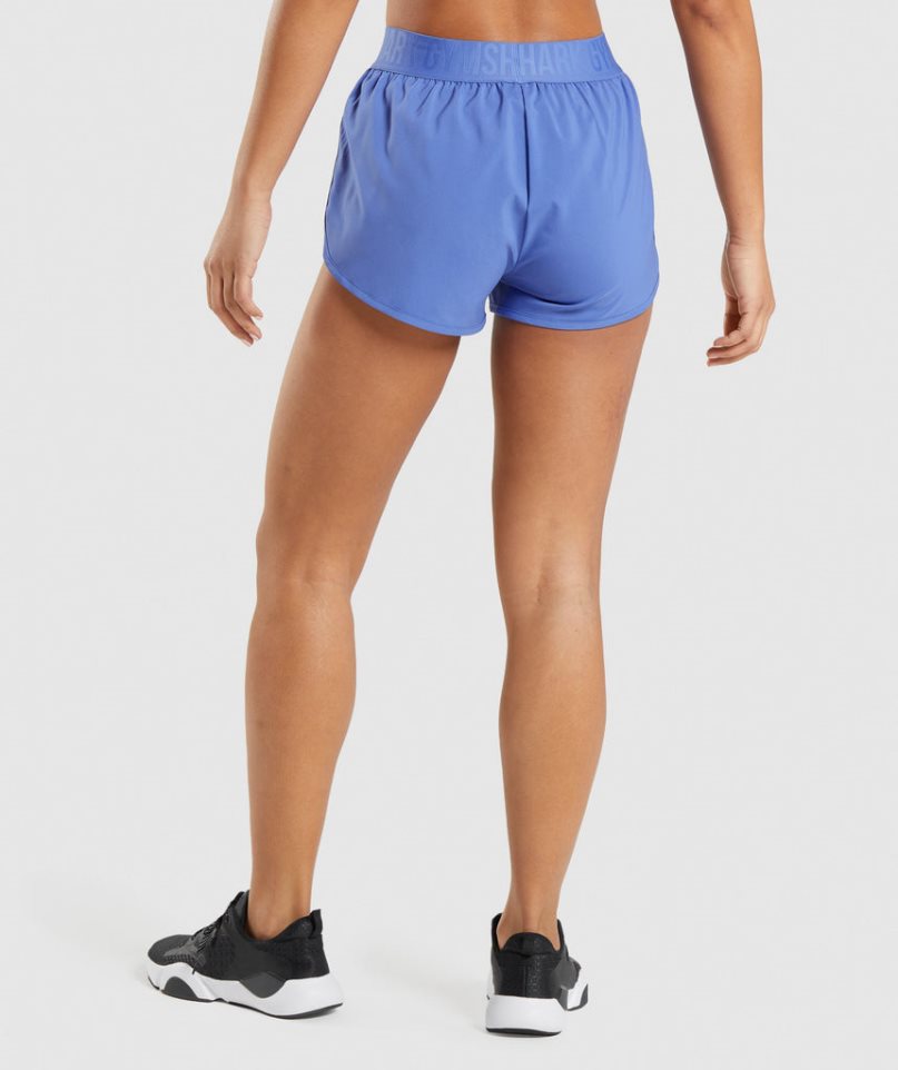 Women's Gymshark Training Loose Fit Shorts Blue | NZ 3JNRMI